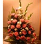 Carnation-and-Glads-in-a-basket