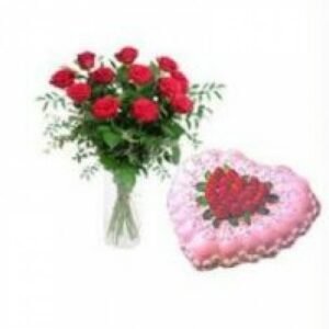Heart-Cake-N-roses