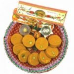 Kesar-peda-and-Rakhi