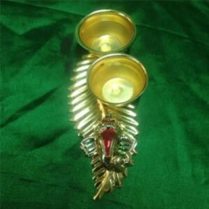 Leaf-Design-Plate-Haldi-&-Kumkum-Holder