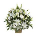 Red Roses with Lilies