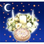 Midnight-Cake-and-Flowers