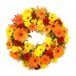 Orange-n-Yellow-Flowers-Wreath
