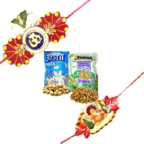 Rakhi-with-badam,-pista Rakhi-with-badam,-pista