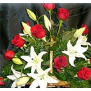 Red Roses and White Lilies