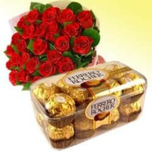 Red Roses & Ferrero Rocher